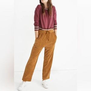 Madewell Texture & Thread Velour Corduroy Pants